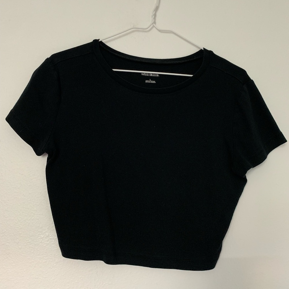 Wild Fable Black Crop Top